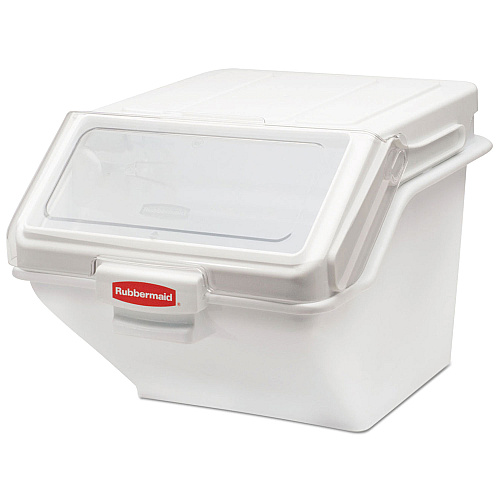 Rubbermaid Commercial PROSAVE Shelf Ingredient Bin, 19.2 x 23.5x 16.88, White, Plastic (FG9G5800WHT)