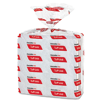 Cascades PRO Tuff-Job S300 Airlaid Wipers, 12 x 13, White, 50/Pack, 16/Carton (W300)