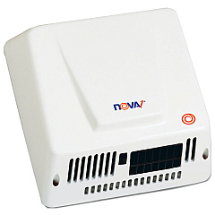 WORLD DRYER NOVA Hand Dryer, 110-240V, Aluminum, White (083000000)