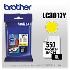 Brother LC3017Y Yellow Ink Cartridge