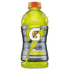Gatorade G-Series Perform 02 Thirst Quencher Lemon-Lime, 20 oz Bottle, 24/Carton (28681)