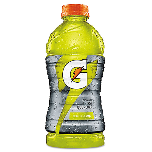 Gatorade G-Series Perform 02 Thirst Quencher Lemon-Lime, 20 oz Bottle, 24/Carton (28681)