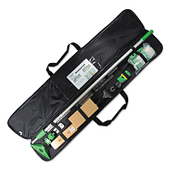 Unger 13-Pc Cleaning Kit For Walls, Windows, Ceilings, Green, Vinyl/Nylon Case, 1 KT (TRS0)