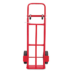 Safco Two-Way Convertible Hand Truck, 500-600 lb Capacity, 18w x 51h, Red (4086R)