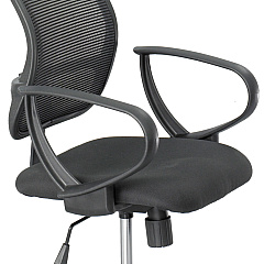 Safco Optional Loop Arm Kit for Mesh Extended Height Chair, Black, 1 Pair (3396BL)