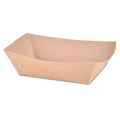 SCT Paper Food Baskets, 1 lb Capacity, Brown Kraft, 1,000/Carton (0513)