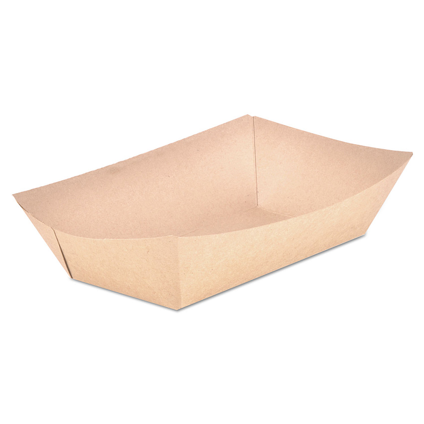 SCT Food Trays, 5 lb Capacity, Brown Kraft, 500/Carton (0529)