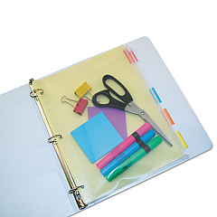 Angler's Zip-All Ring Binder Pocket, 8 1/2 x 11, Clear (ANG52)