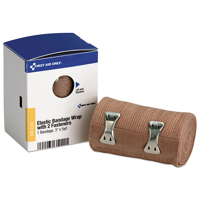 First Aid Only Refill for SmartCompliance General Business Cabinet, Elastic Bandage Wrap, 3" x 5 yd (FAE6104)