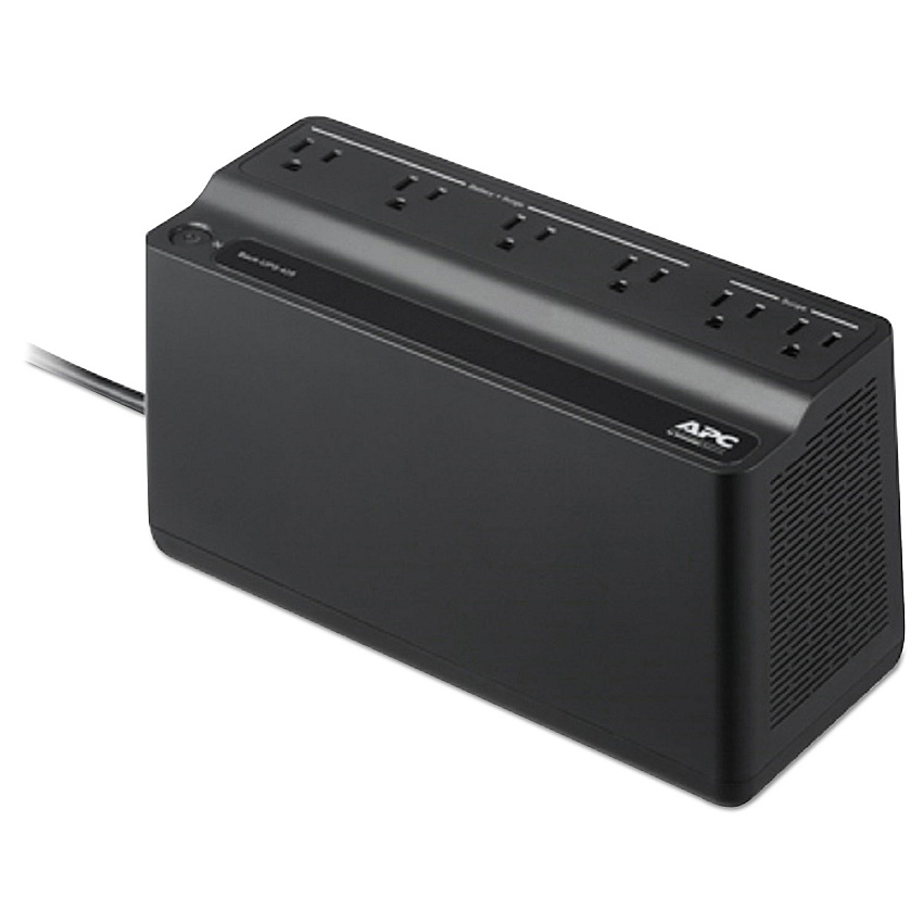 APC Smart-UPS 425 VA Battery Backup System, 6 Outlets, 180J (BE425M)