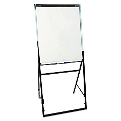 Quartet Futura Dry Erase Presentation Easel, Melamine, 26 x 35, White, Black Frame (351900)