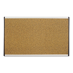 Quartet ARC Frame Cork Cubicle Board, 18 x 30, Tan, Aluminum Frame (ARCB3018)