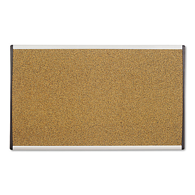 Quartet ARC Frame Cork Cubicle Board, 18 x 30, Tan, Aluminum Frame (ARCB3018)