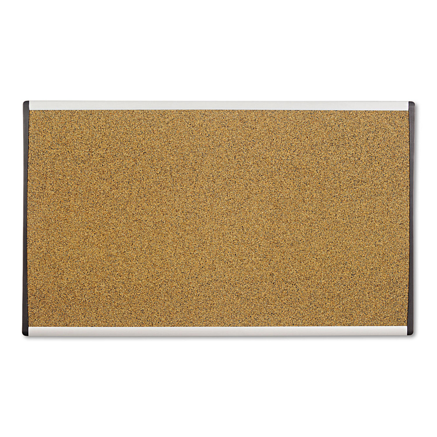 Quartet ARC Frame Cork Cubicle Board, 18 x 30, Tan, Aluminum Frame (ARCB3018)