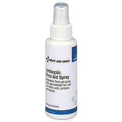 First Aid Only Refill for SmartCompliance General Business Cabinet, Antiseptic Spray, 4 oz (13080)