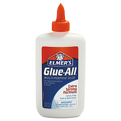 Elmer's Glue-All White Glue, 7.63 oz, Dries Clear (E1324)