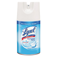 LYSOL Brand Disinfectant Spray, Crisp Linen, 7 oz Aerosol Spray, 12/Carton (90440)