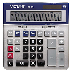 Victor 6700 Large Desktop Calculator, 16-Digit LCD