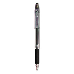 Zebra Jimnie Gel Pen Value Pack, Stick, Medium 0.7 mm, Black Ink, Smoke Barrel, 24/Box (14410)