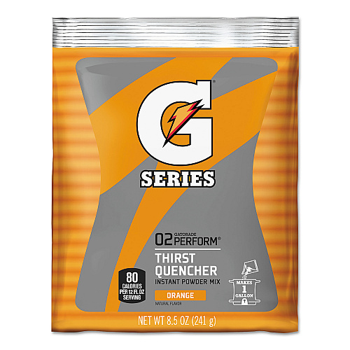 Gatorade Original Powdered Drink Mix, Orange, 8.5oz Packets, 40/Carton (03957)