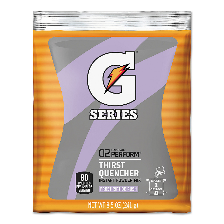 Gatorade Original Powdered Drink Mix, Riptide Rush, 8.5oz Packets, 40/Carton (33665)