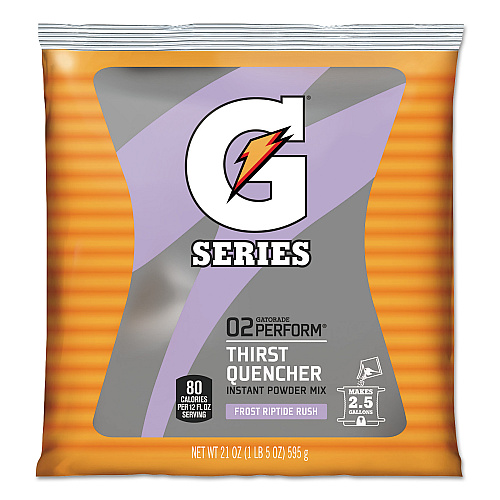 Gatorade Original Powdered Drink Mix, Riptide Rush, 21oz Packets, 32/Carton (33673)