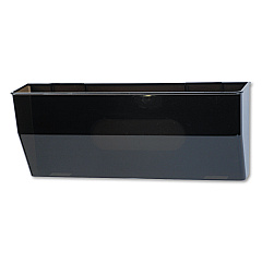 deflecto Magnetic DocuPocket Wall File, Legal/Letter Size, 15" x 3" x 6.38", Smoke (50102)