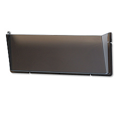 deflecto Unbreakable DocuPocket Wall File, Legal Size, 17.5" x 3" x 6.5", Smoke (64302)
