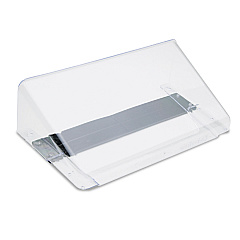 deflecto Magnetic DocuPocket Wall File, Letter Size, 13" x 4" x 7", Clear (73101)