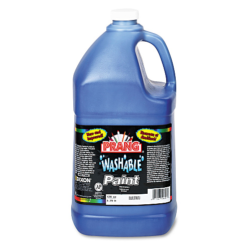 Prang Washable Paint, Blue, 1 gal Bottle (10605)