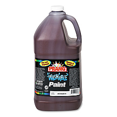 Prang Washable Paint, Brown, 1 gal Bottle (10608)