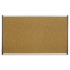 Quartet ARC Frame Cork Cubicle Board, 14 x 24, Tan, Aluminum Frame (ARCB2414)