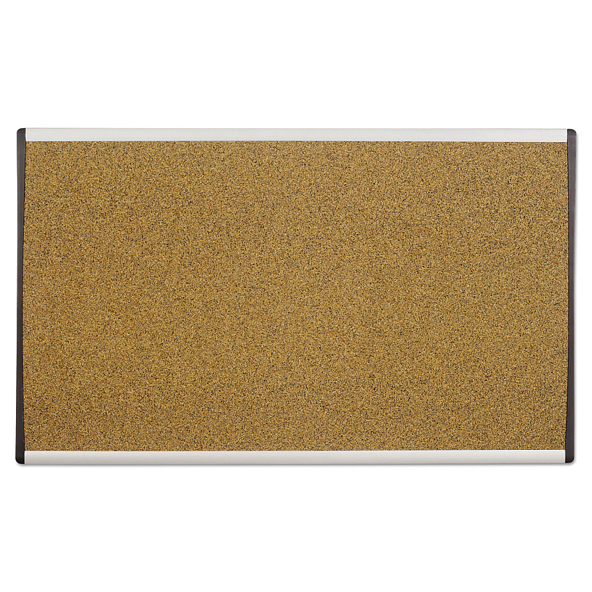 Quartet ARC Frame Cork Cubicle Board, 14 x 24, Tan, Aluminum Frame (ARCB2414)