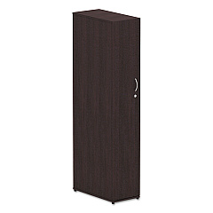 Alera Valencia Series Wardrobe, 11 7/8w x 22 7/8d x 65h, Espresso (ALEVA621224ES)