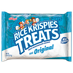 Kellogg's Rice Krispies Treats, Original Marshmallow, 0.78 oz Pack, 60/Carton (17120)