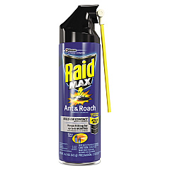 Raid Ant/Roach Killer, 14.5 oz, Aerosol Spray Can, Unscented, 6/Carton (655571)