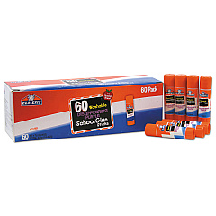 Elmer's Disappearing Purple All Purpose Glue Sticks, 0.24 oz, Dries Clear, 60/Box (E503)