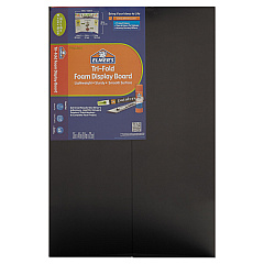 Fome-Cor Pro Premium Foam Display Board, CFC-Free Polystyrene, 24 x 36, Black Surface and Core, 12/Carton (07021109)