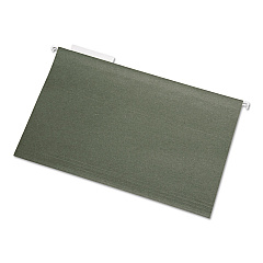 AbilityOne 7530013576854 SKILCRAFT Hanging File Folder, Legal Size, 1/3-Cut Tabs, Green, 25/Box