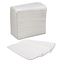 AbilityOne 8540009654691, SKILCRAFT, Table Napkin, Junior, 1-Ply, White, 10,000/Box