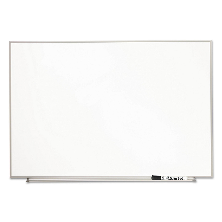 Quartet Matrix Magnetic Boards, Painted Steel, 48 x 31, White, Aluminum Frame (M4831)