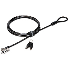 Kensington MicroSaver 2.0 Keyed Laptop Lock, 6ft Steel Cable, Silver, Two Keys (65020)