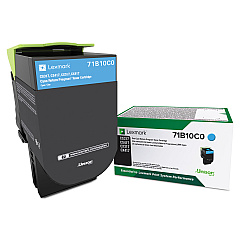 Lexmark 71B10C0 Cyan Toner Cartridge