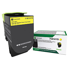 Lexmark 71B1HY0 Yellow Toner Cartridge