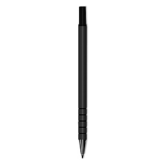 Universal Replacement Ballpoint Counter Pen, Medium 1 mm, Black Ink, Black, 6/Pack (UNV15626)