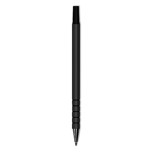 Universal Replacement Ballpoint Counter Pen, Medium 1 mm, Black Ink, Black, 6/Pack (UNV15626)