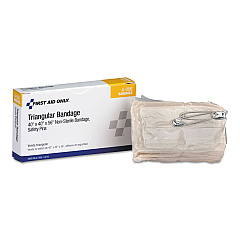 First Aid Only 24 Unit ANSI Class A+ Refill, 40" x 40" x 56" Muslin Triangular Bandage (4006)