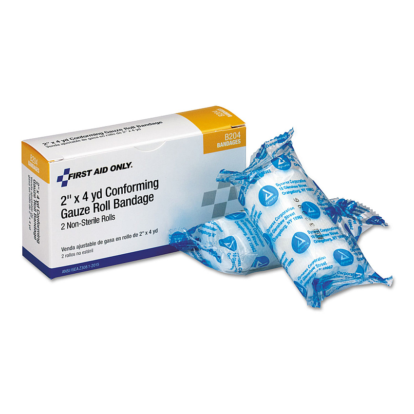 First Aid Only 10 Person ANSI Class A Refill, 2" Conforming Gauze Bandage (B204)