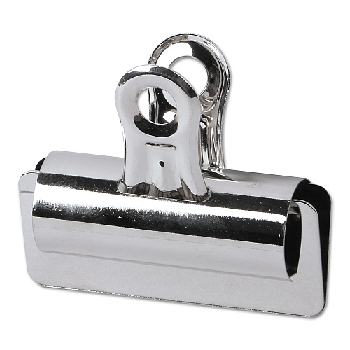 Universal Bulldog Clips, Large, Nickel-Plated,12/Pack (UNV31265)