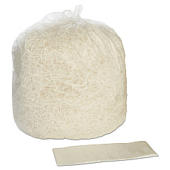 AbilityOne 8105015171345, SKILCRAFT High Density Trash Can Liner, 45 gal, 10 microns, 40" x 48", Natural, 250/Carton